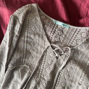 Maurice’s Dusty Lavender Boho Flowy Longsleeve